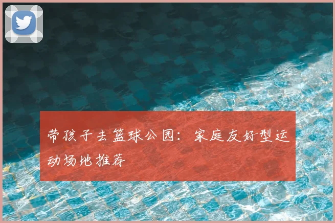 带孩子去篮球公园：家庭友好型运动场地推荐